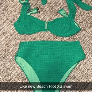 Beach Riot Emerald Bikini Set